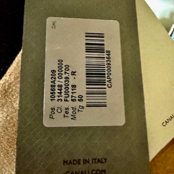 NEW Canali Men's Cashmere Lana, Wool Overcoat Camel Size EU/IT50, $2895RT - Picture 7 of 16